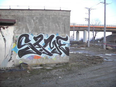 Graffiti Bombing - Photo by KasztiKasztan - Same, KA