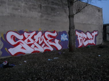Graffiti Wall - Photo by KasztiKasztan - SAME, REST, KA