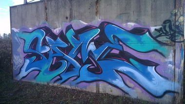 Graffiti Wall - Photo by KasztiKasztan - SAME, KA