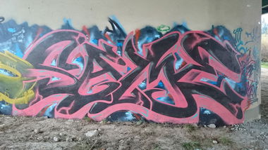 Graffiti Wall - Photo by KasztiKasztan - SAME, KA