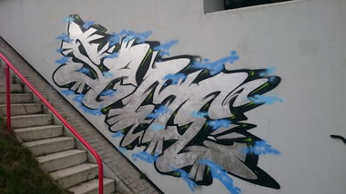 Graffiti Bombing - Photo by KasztiKasztan - SAME, KA