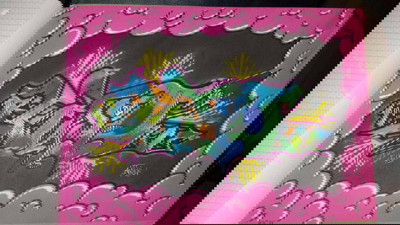 Graffiti Sketch - Photo by Katoon - Katoon, K2N (2013)