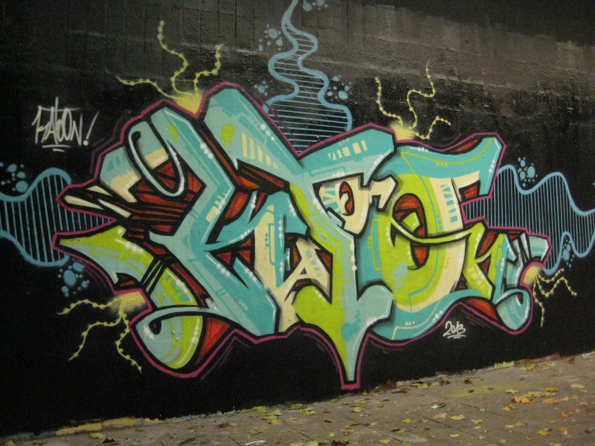 Graffiti Wall in Duisburg - Photo by Katoon - Katton, K2N
