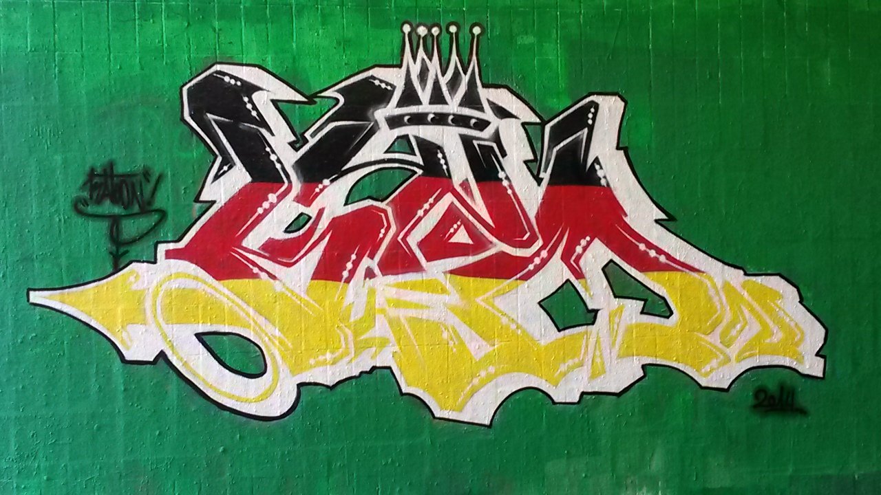 Graffiti Wall in Duisburg - Photo by Katoon - Katoon, K2N, MSV (2014)