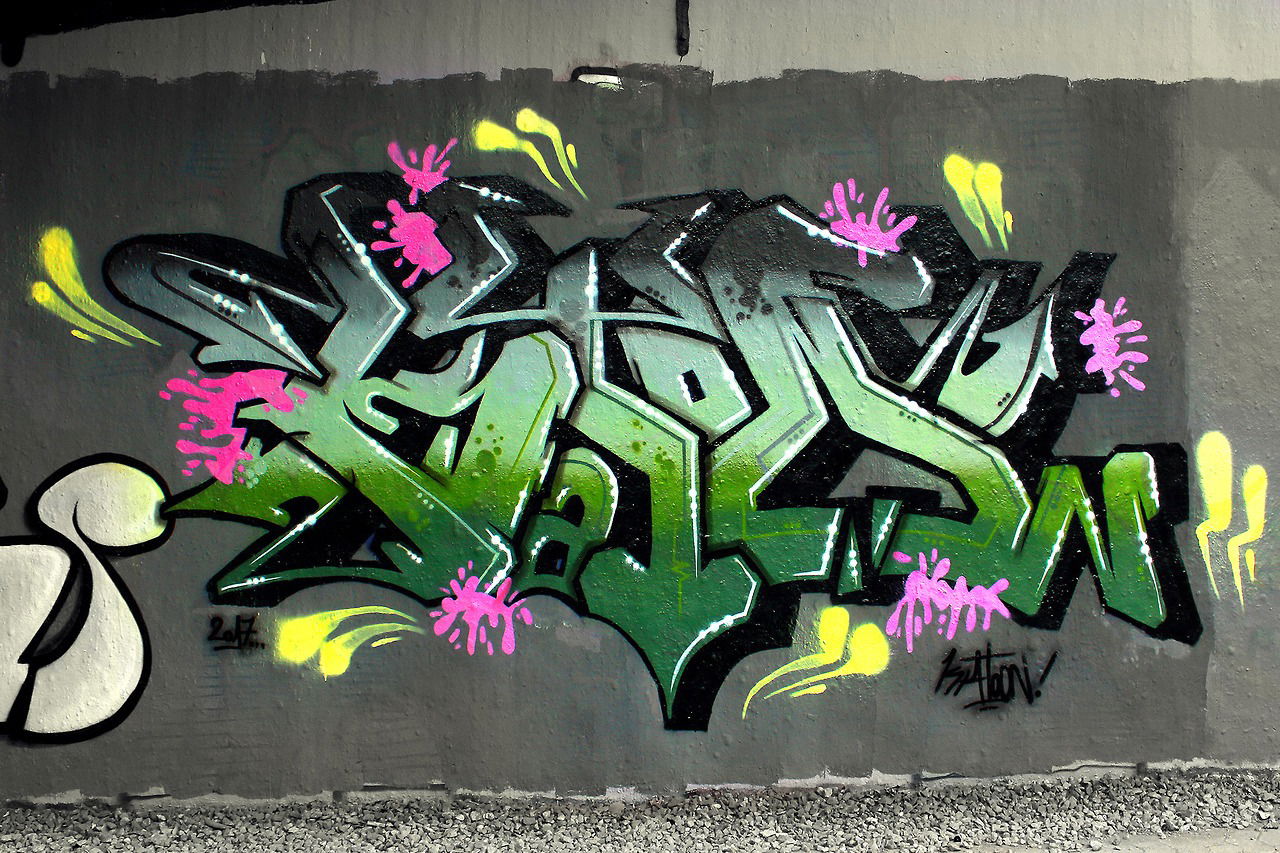 Graffiti Wall in Bochum - Photo by Katoon - Katoon, K2N, Bochum