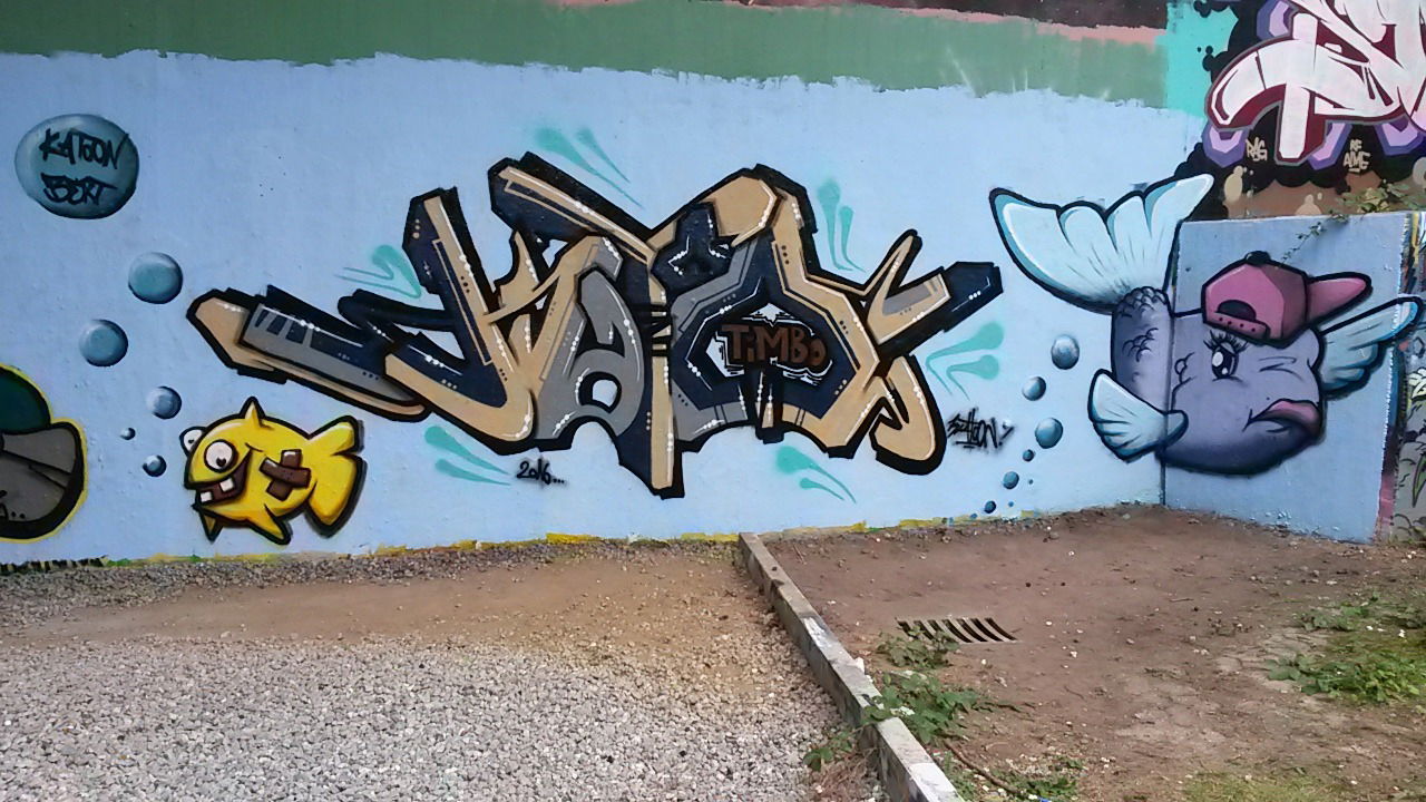 Graffiti Wall in Bochum - Photo by Katoon - Katoon, K2N (2016)