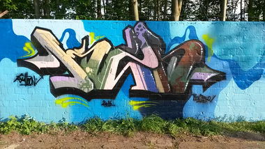 Graffiti Wall - Photo by Katoon - Katoon, K2N, Dortmund (2016)