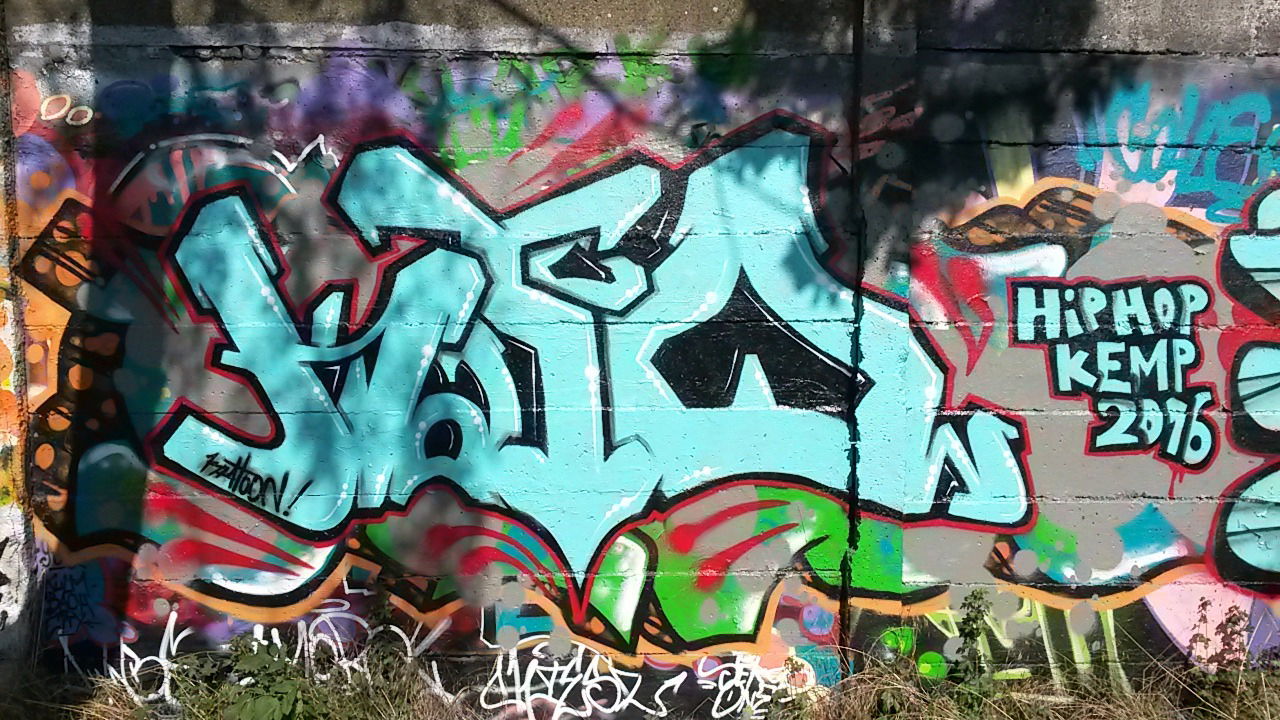 Graffiti Wall in Hradec Kralove - Photo by Katoon - Katoon, K2N, HHK (2016)