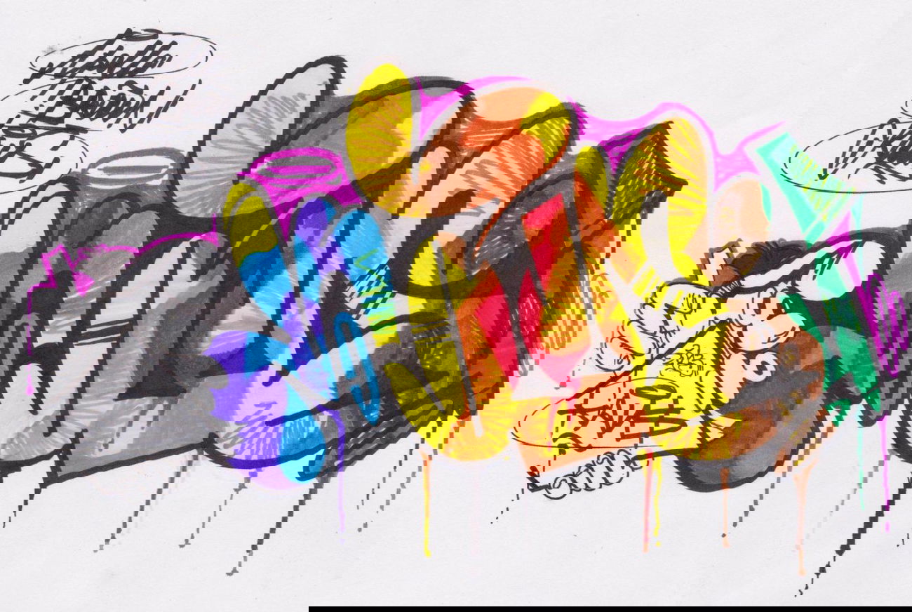 Graffiti Sketch in Zaporizhzhya - Photo by KauS