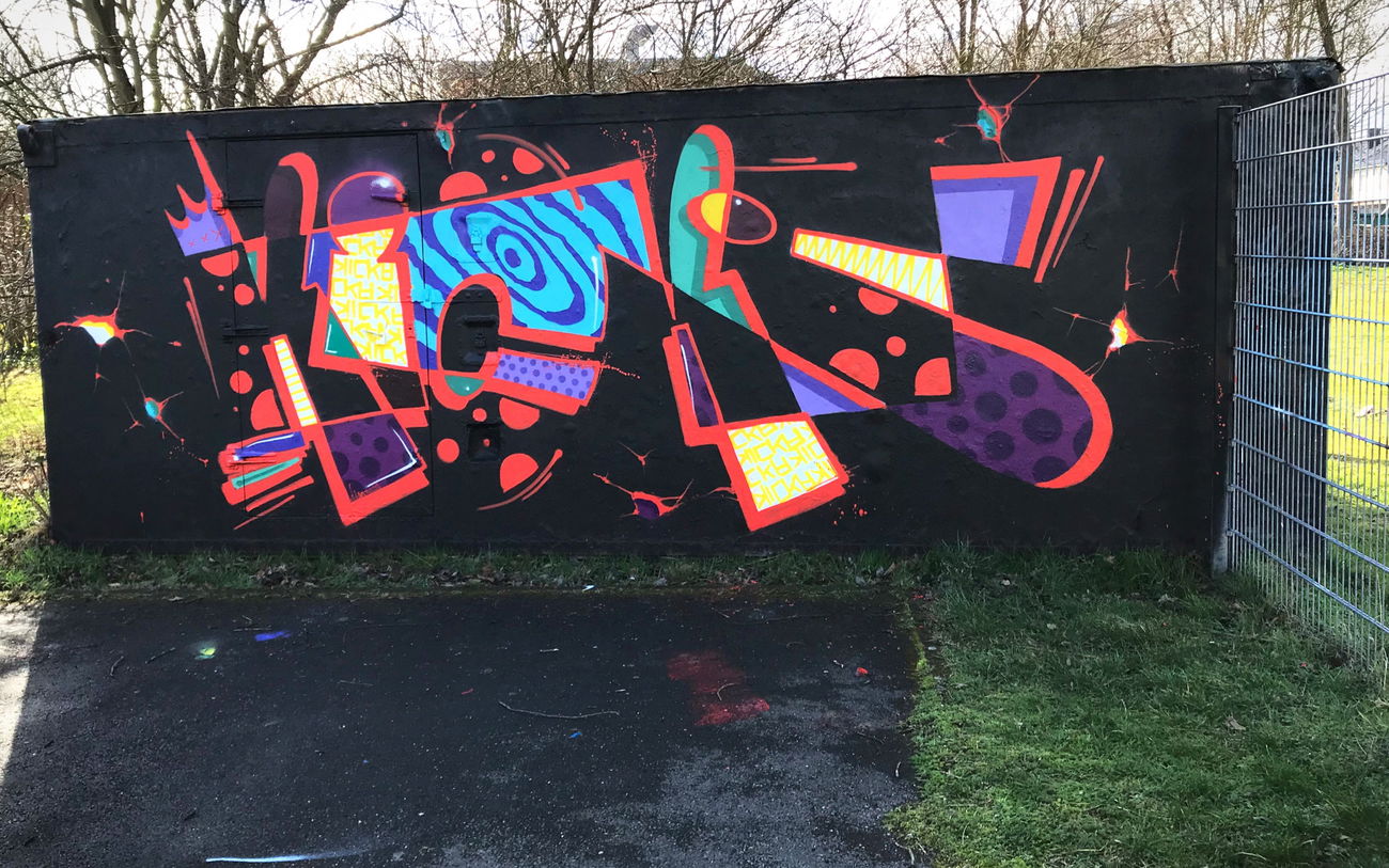 Graffiti Wall - Photo by Kderkillakickt - kickaderkickavomlebengezeichnet