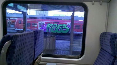 Graffiti Train - Photo by Kebap63 - KB63