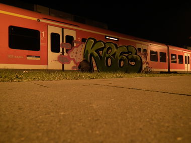 Graffiti Train - Photo by Kebap63 - KB63