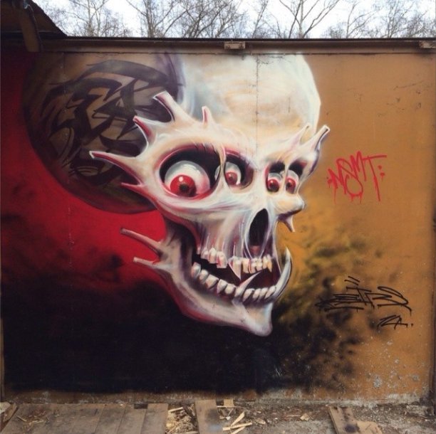 Graffiti Wall in Moscow - Photo by Keirs - Keirs, Insmuth, crew (2014)