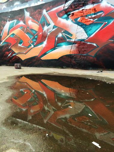 Graffiti in Moscow - Photo by Keirs - Piece, water, Moscow (2013)