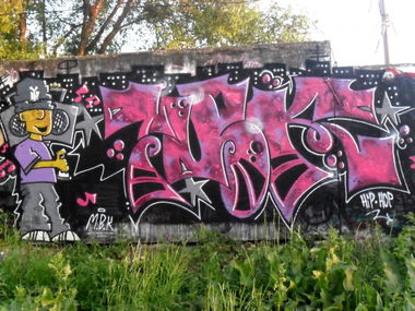 Graffiti Wall in Lviv - Photo by Kelow