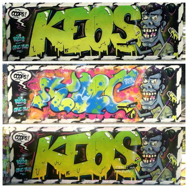 Graffiti Wall - Photo by Keos - keos, onetwocrew (2015)