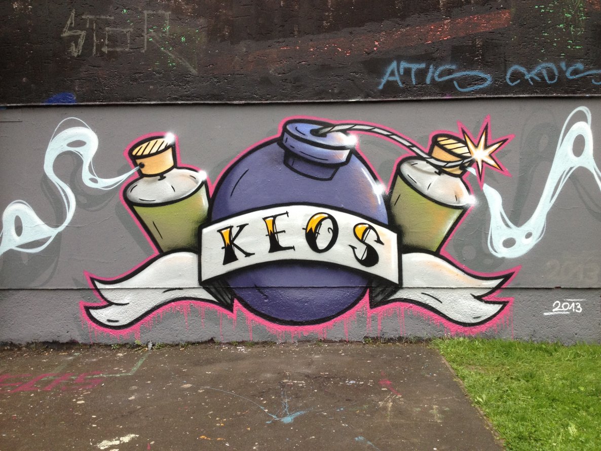Graffiti Wall - Photo by Keos (2013)