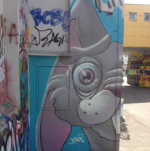 Graffiti Wall - Photo by Keos - Keos, Wels, Schlachthof (2012)