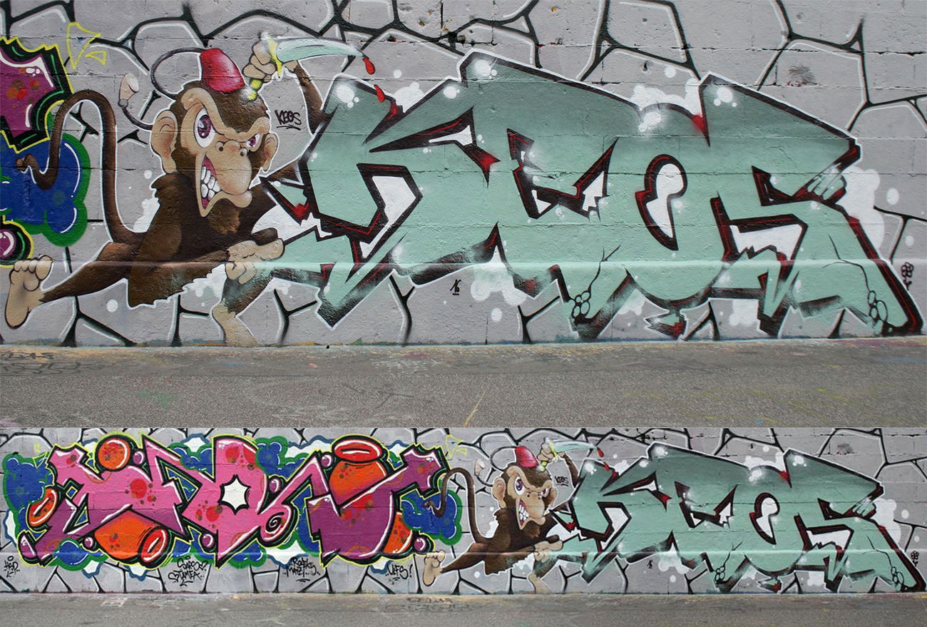 Graffiti Wall - Photo by Keos