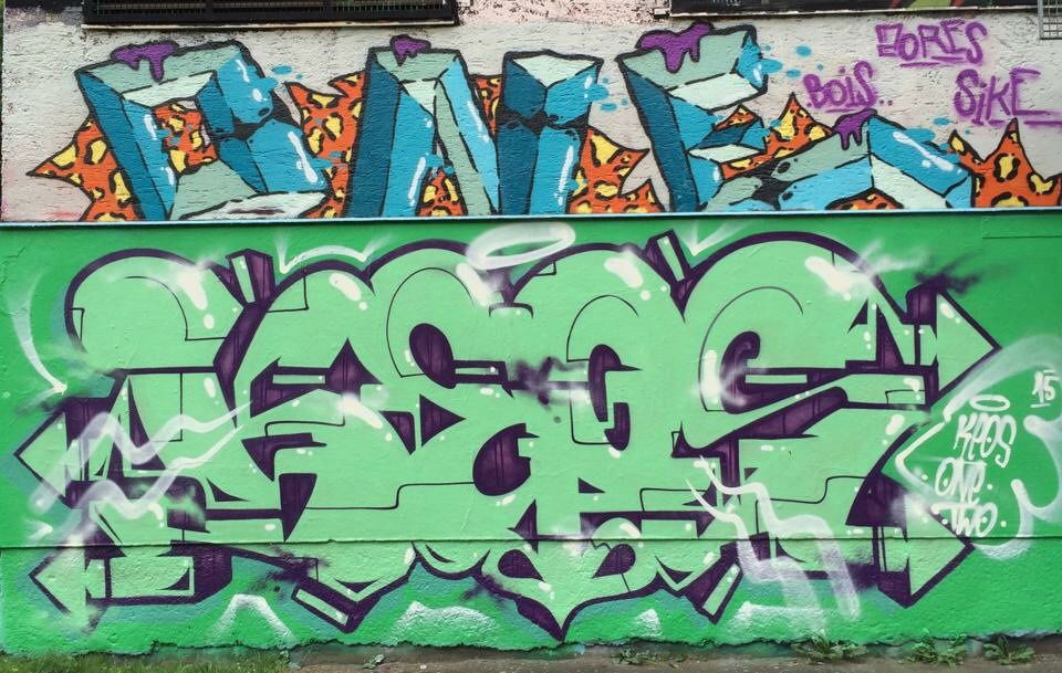 Graffiti Wall - Photo by Keos - keos, onetwocrew, graffiti (2015)