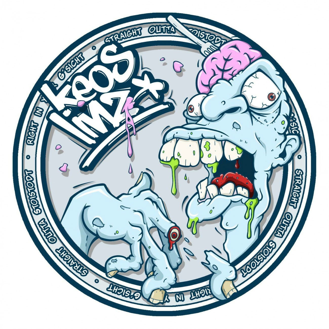 Graffiti Sketch - Photo by Keos - keos, onetwocrew, sticker (2013)