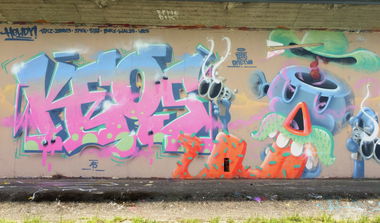 Graffiti Wall - Photo by Keos - keos, onetwocrew (2015)