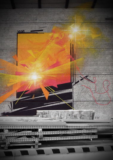 Graffiti Wall - Photo by Keos - keos, onetwocrew, muralharbor (2015)