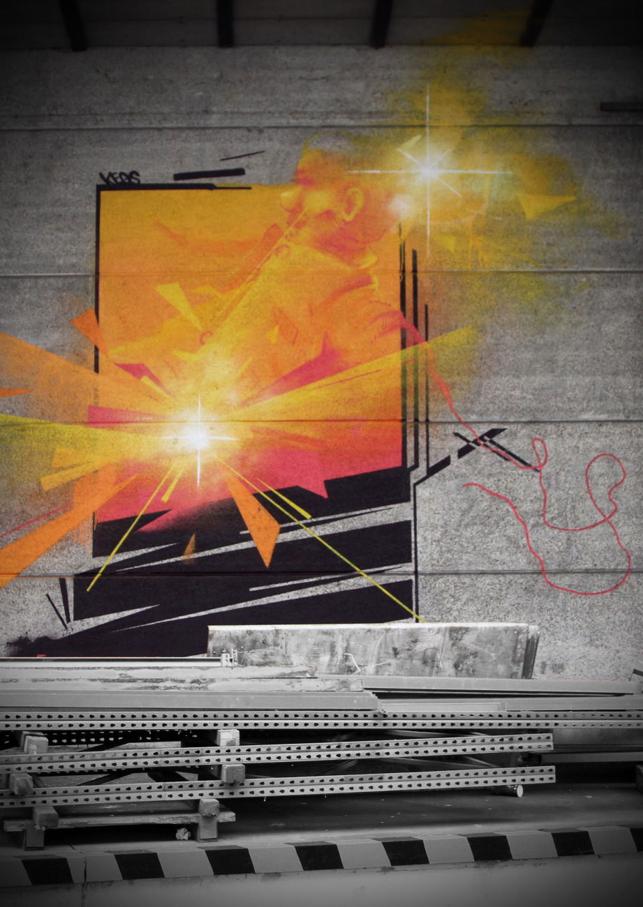 Graffiti Wall - Photo by Keos - keos, onetwocrew, muralharbor (2015)