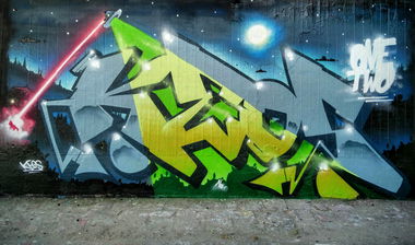 Graffiti Wall - Photo by Keos - keos, onetwocrew (2016)