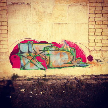 Graffiti Wall - Photo by Kerek - kerek, ltters, summer (2013)
