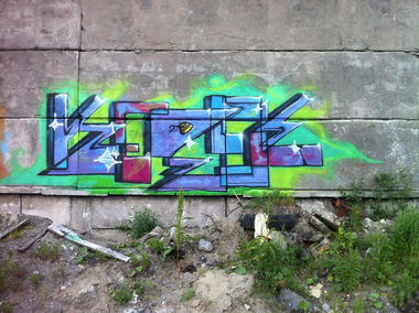 Graffiti Wall - Photo by Kerek - 2mcrew, kerek, letters (2014)