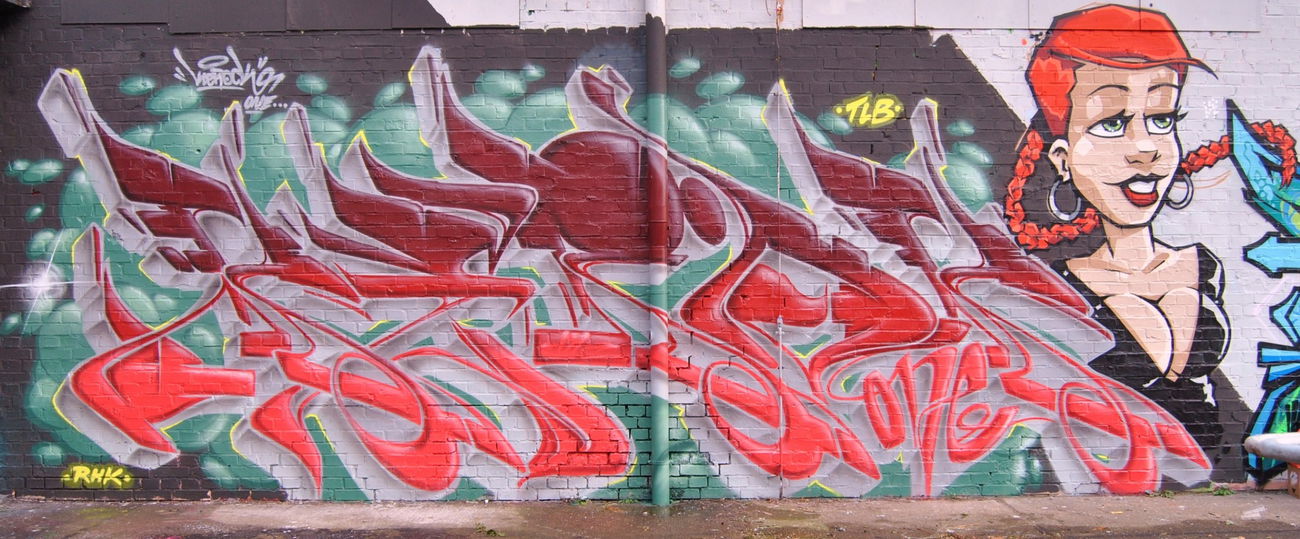 Graffiti Wall - Photo by Kerock - KEROK, TLB, RHK