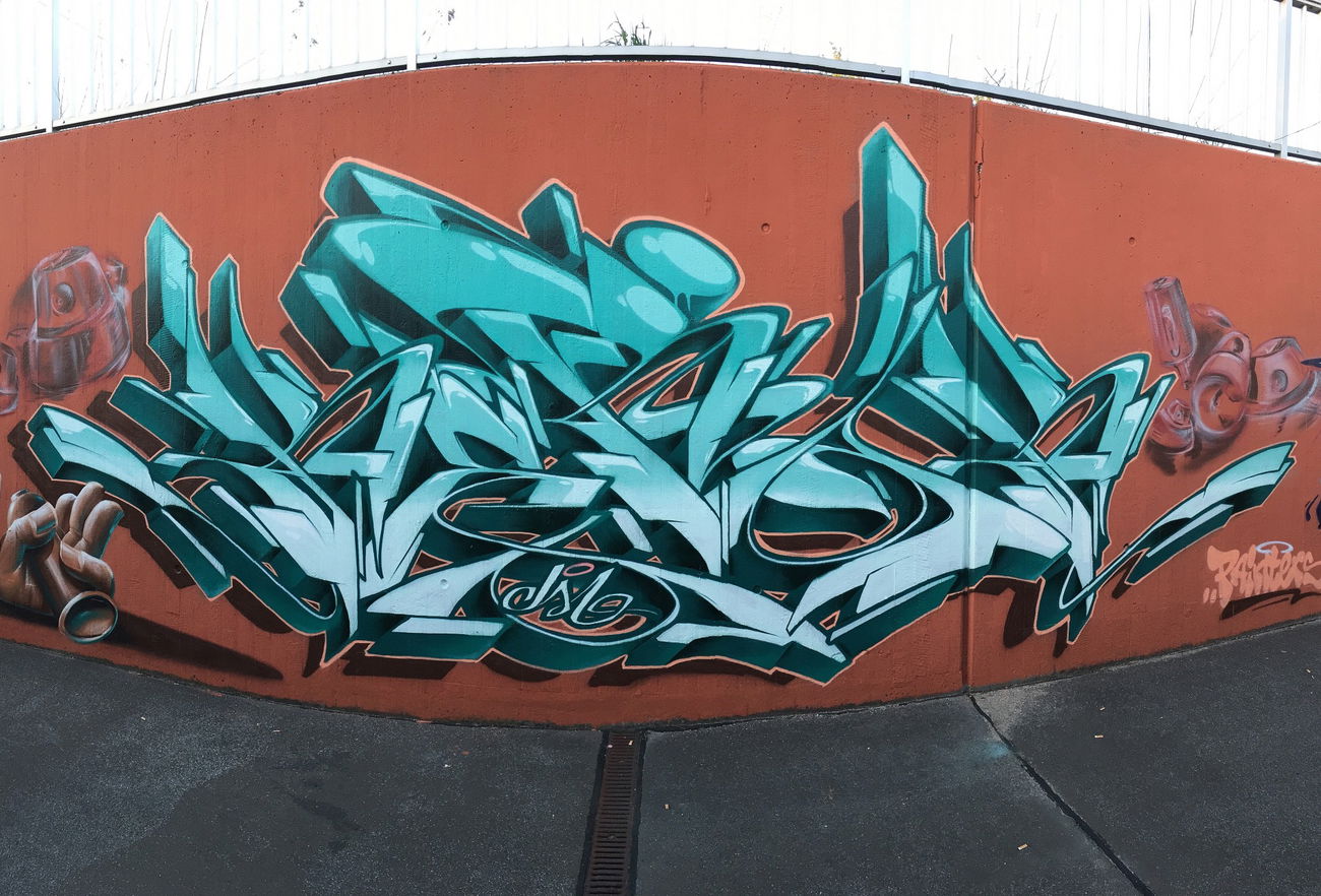 Graffiti Wall in Deutschland - Photo by Kerock - Kerock, TLB, RHK (2017)