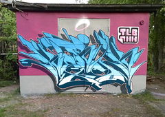 Graffiti Wall - Photo by Kerock - Kerock, TLB, RHK (2017)