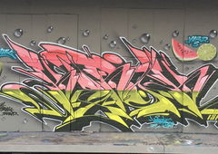 Graffiti Wall - Photo by Kerock - Kerock, TLB, RHK (2017)