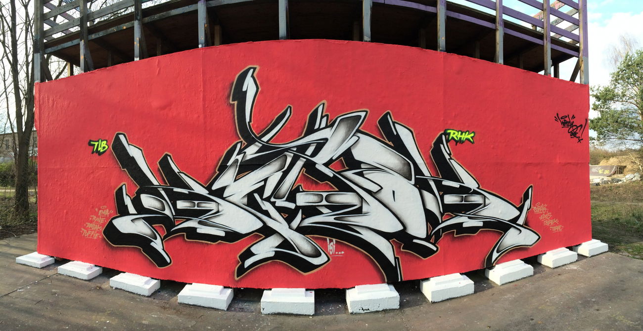 Graffiti Wall - Photo by Kerock - KEROK, TLB, RHK
