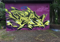 Graffiti Wall - Photo by Kerock - Kerock, TLB, RHK (2017)