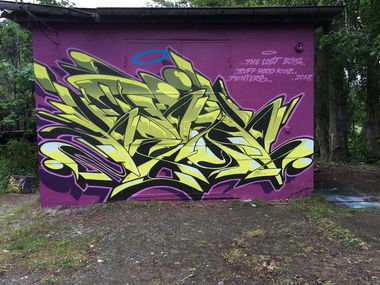 Graffiti Wall - Photo by Kerock - Kerock, TLB, RHK (2017)
