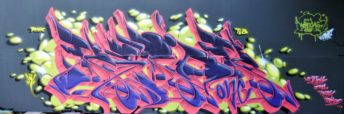 Graffiti Wall - Photo by Kerock - KEROK, TEROALIFEBERLIN, RUFFHOODKIDZ