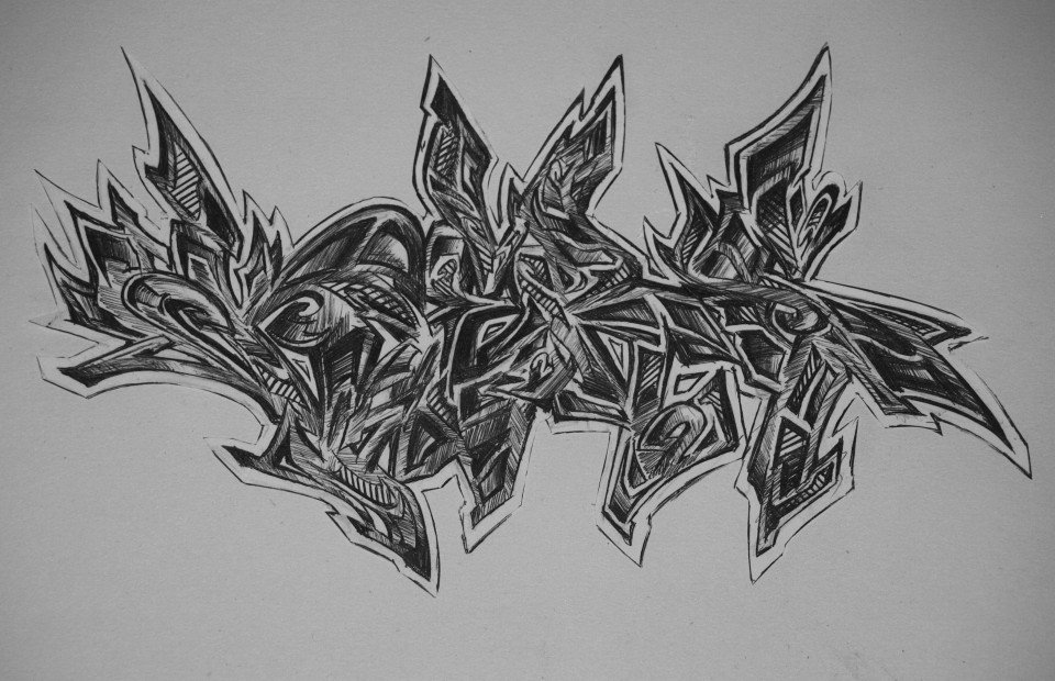 Graffiti Sketch - Photo by Kers - Kers (2013)