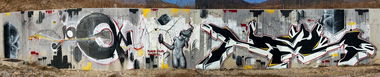 Graffiti Wall in Xanthi - Photo by Kert - kert, jnb, ioan (2011)