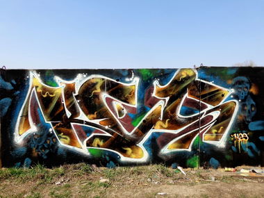 Graffiti Wall - Photo by Kes - kes, pasha, kes