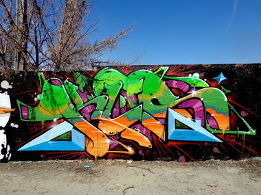 Graffiti Wall - Photo by Kes