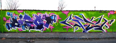 Graffiti Wall in Berlin - Photo by Kest - disco, kest, graffiti (2010)