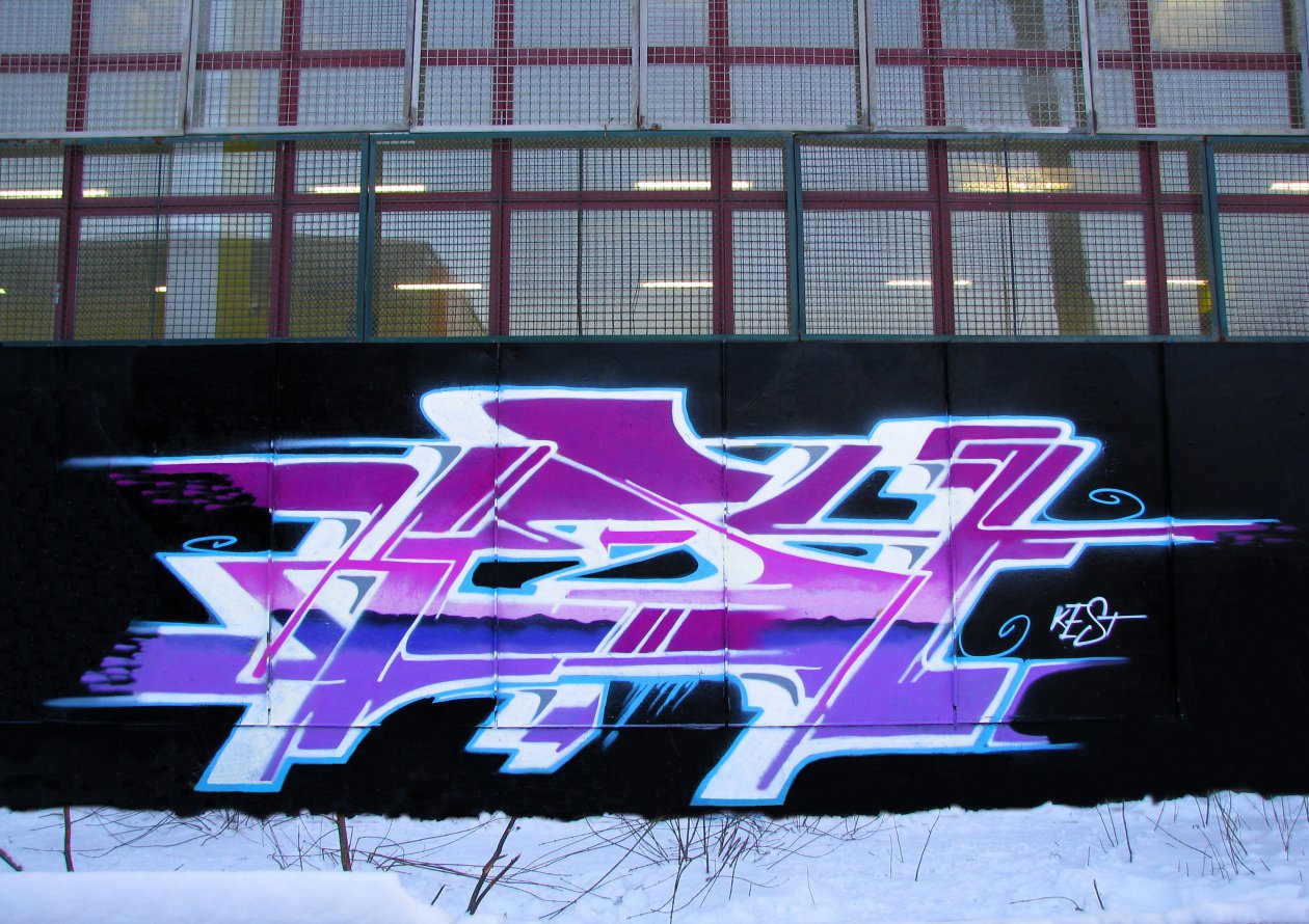 Graffiti Wall - Photo by Kest - kest, graffiti, berlin (2010)
