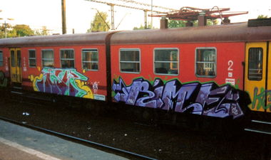 Graffiti Train - Photo by Kest - kest, rime (2003)