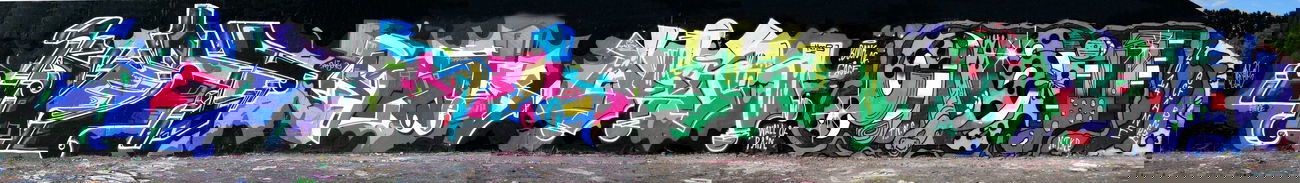 Graffiti Wall - Photo by Kest - kest, ray, mean (2014)