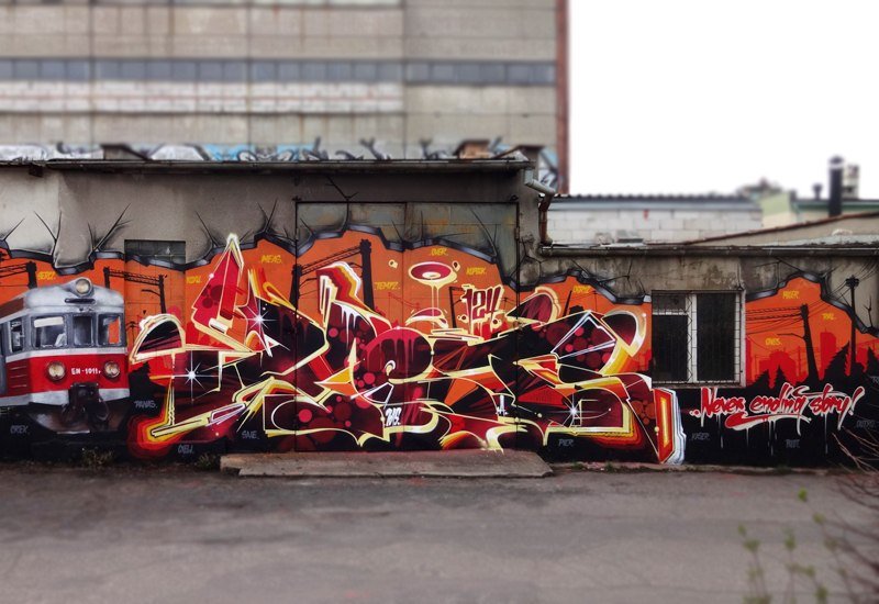 Graffiti Wall - Photo by Ket124