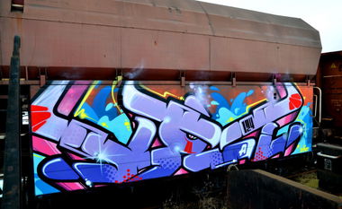 Graffiti Train in Poland - Photo by Ket124 (2013)