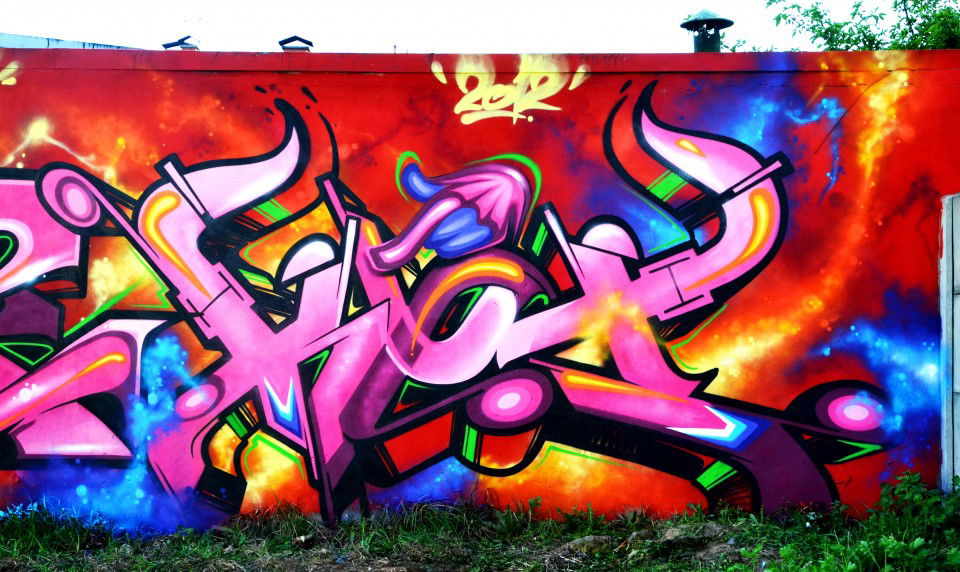 Graffiti Wall in Poland - Photo by Ket124 (2012)